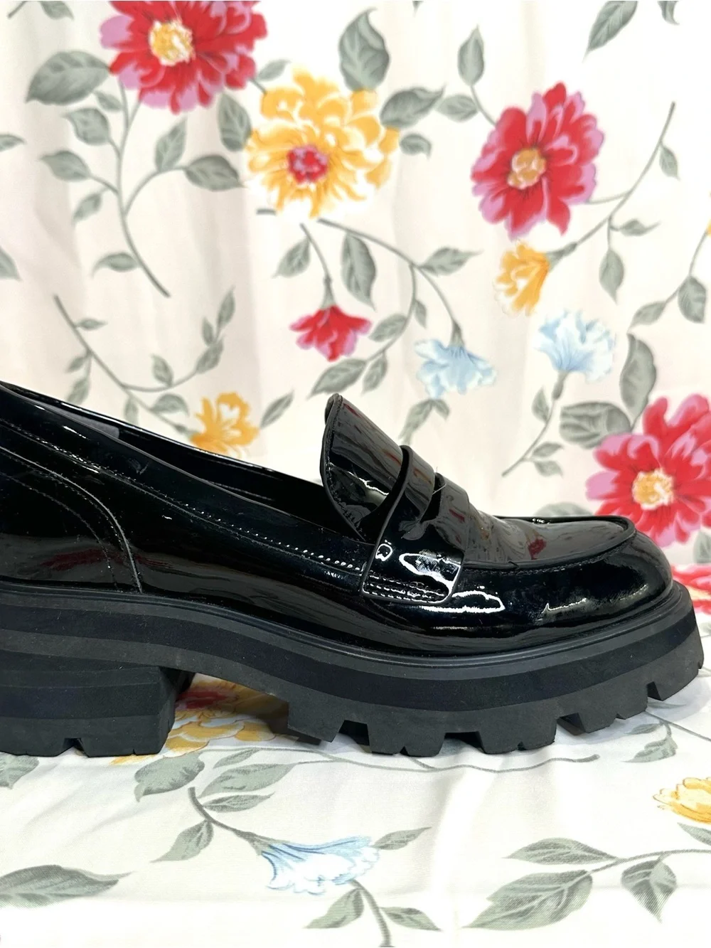 MARC FISHER LTD LATIKA CHUNKY LOAFER WOMENS SIZE 7.5
